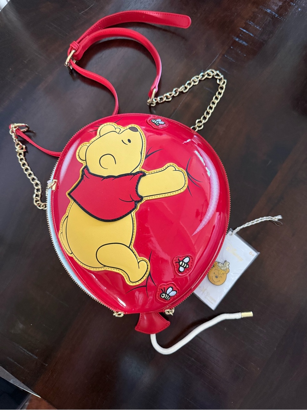 Loungefly Rare Stitch Shoppe Winnie the Pooh Red Balloon Crossbody Bag